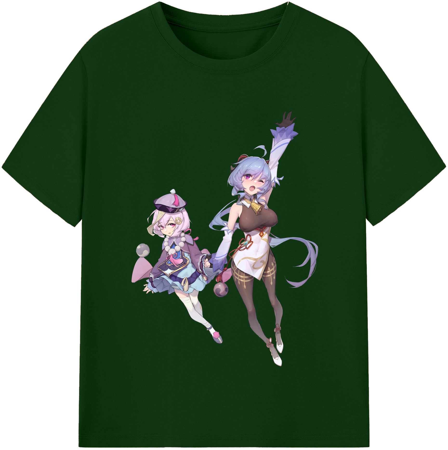 げんし神 七七 なな  genshin Nana 綿100％半袖Tシャツ（フロントプリント）